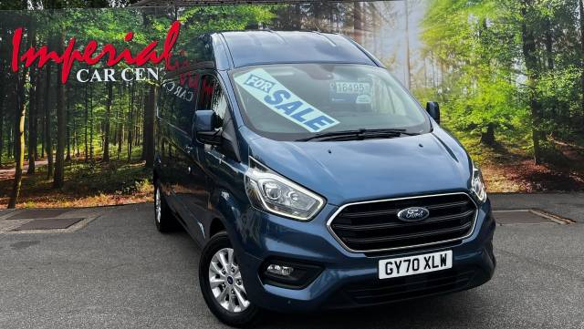 Ford Transit Custom 2.0 EcoBlue 170ps Low Roof Limited Van Panel Van Diesel Blue