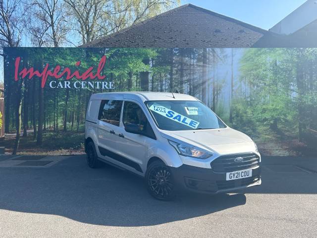Ford Transit Connect 1.5 EcoBlue 100ps Leader D/Cab Van Crew Van Diesel Silver