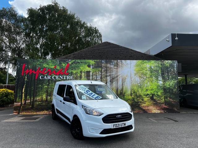 Ford Transit Connect 1.5 EcoBlue 100ps Leader D/Cab Van Panel Van Diesel White