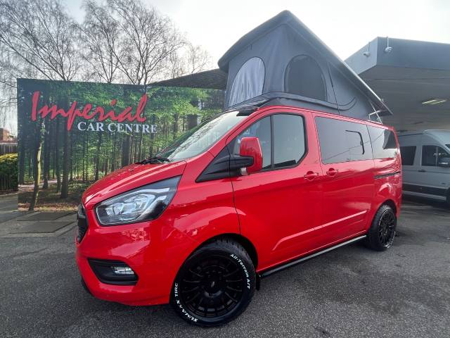 Ford Transit Custom 2.0 EcoBlue 130ps Low Roof Limited campervan Camper Van Diesel Red