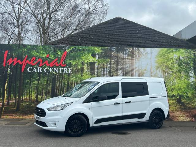 Ford Transit Connect 1.5 EcoBlue 120ps Trend D/Cab Van Powershift Panel Van Diesel White